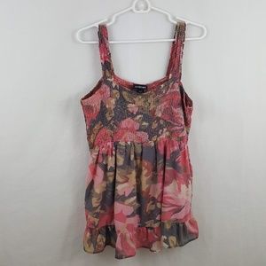 Lane Bryant Floral Tank Blouse